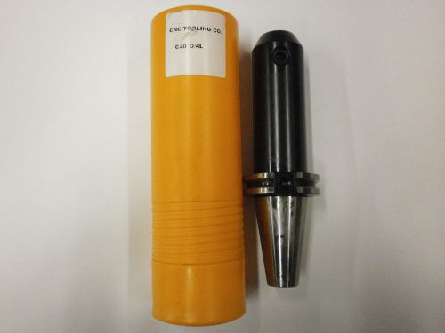 Cnc tooling cat40 3/4&#034; end mill holder cv40 .750&#034; 40 taper 5.50&#034; gage length for sale