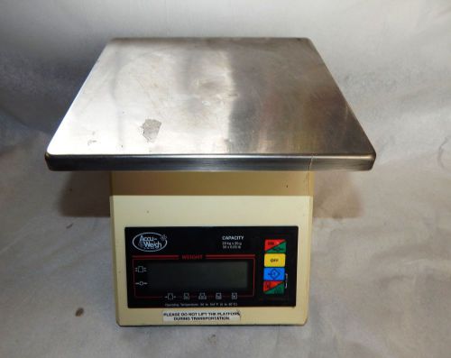 Accu-weigh dsy-1100 capacity 20 kg x 20 g / 50 x 0.05 lbs for sale