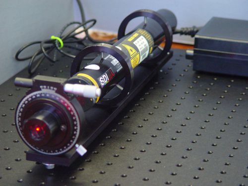 Melles Griot 25-LHP-151-249 Cylindrical Helium Neon (HeNe) Laser + Polarizer 5mW