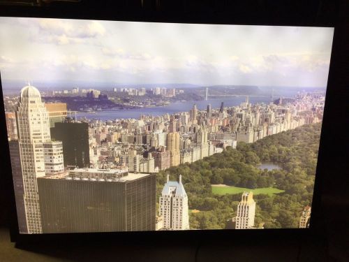 BACKLIT LIGHTED FRAME with Mahattan West and Central Park view
