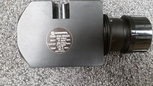 Norgren r40-200-bnsa air pressure regulator in 450 0ut 250psig for sale