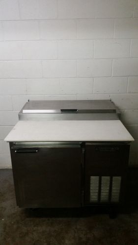 Beverage Air PT41 Raised Rail Sandwich Pizza Prep Table 41&#034; Tested 115 Volt