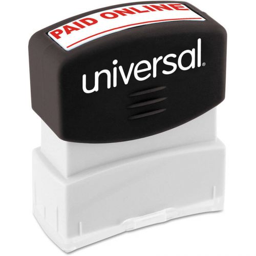 Universal Message Stamp, PAID ONLINE, Pre-Inked 1-Color, Red