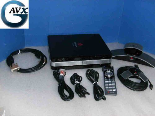Polycom hdx 6000 -720p +1y wrnty, eagleeye view camera, mic, rem 7200-29025-001 for sale