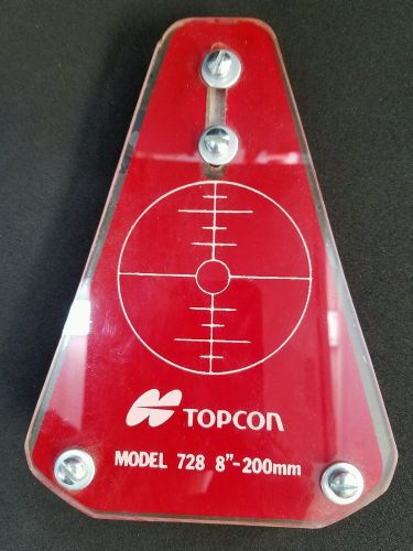 Topcon 8 Inch Pipe Target