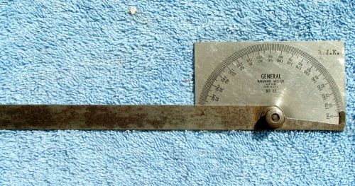 Vintage general hardware mfg. co. no.17 machinist protractor gauge for sale