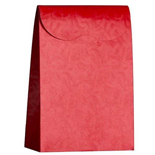 6 Decorative Boxes - Italian Design Premium and Stylish Red Saccholo Bottiglia x