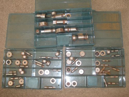 Tool &amp; Die Turret Punch Press Unipunch Press Tooling Assortment Acro Lot