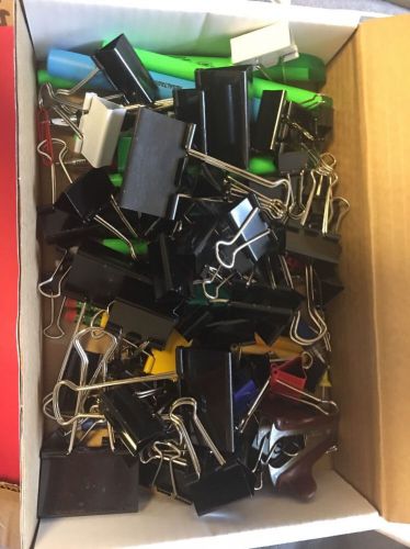 Box Of Random Office Supplies