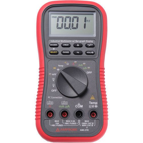 Amprobe am-270 trms industrial multimeter w/bar graph for sale