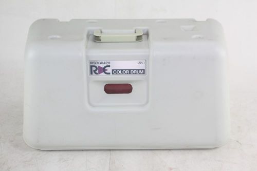 RISO RISOGRAPH RC BRITE RED COLOR DRUM WITH CASE - UNTESTED