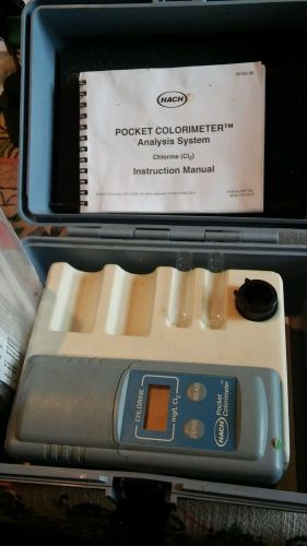 Hach chlorine colorimeter test kit for sale