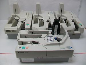 Lot of 4 Canon CR-180 M11046 Check Scanner