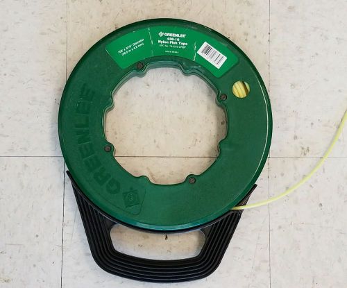 Greenlee 436-10 100 foot nylon non conductive wire pulling conduit fish tape for sale
