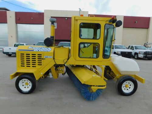 2007 superior broom dt-80 &#034;air conditioned&#034; cab - cummins diesel - 8&#039; brush for sale