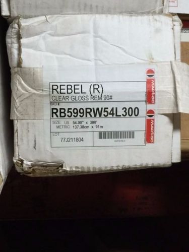 Rebel Clear Gloss REM 90# RB599RW54L300 54&#034; X 300 feet