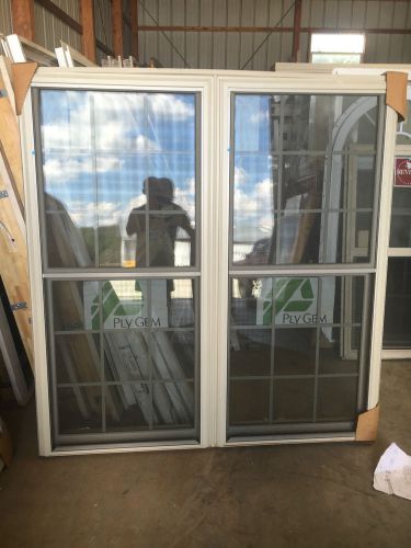 Twin double hung window