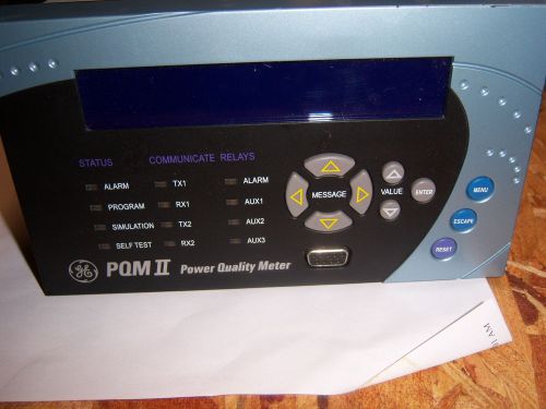 GE PQMll power quality meter untested