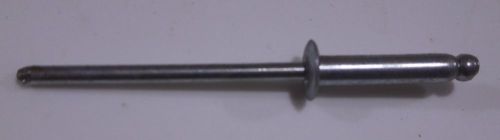 100 Aluminum Pop Rivets Steel Mandrel 1/8&#034; diameter X 5/8&#034; long X 1/4&#034; diam grip