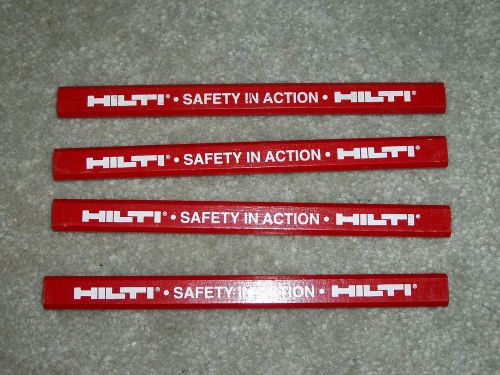 LOT OF FOUR HILTI CONSTRUCTION PENCIL, BRAND NEW, NEVER USED, FAST SHIPPING