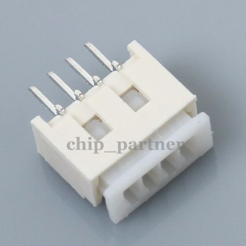 100pcs 1.25-4Pin Connector Plug socket/Straight/Reed Heat Resisting 4-P Sets