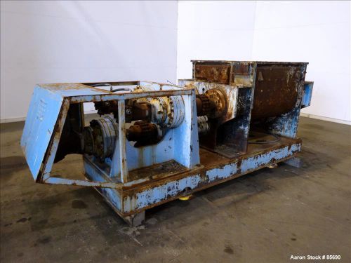 Used- winkworth machinery mixer extruder, 110 gallon (500 liter) working capacit for sale
