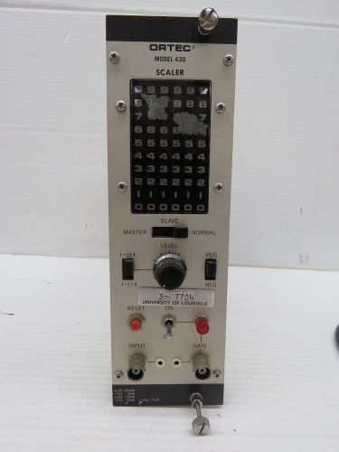 Ortec 430 Scaler,  nimbin nuclear plug-in  Model 430  #18