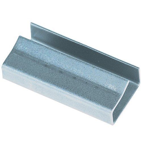Partners Brand PPS5810SEAL Metal Poly Strapping Seals, Open/Snap on, 5/8&#039;,