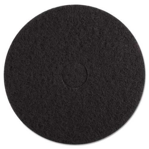&#034;standard black floor pads, 17-inch diameter, black, 5/carton&#034; for sale