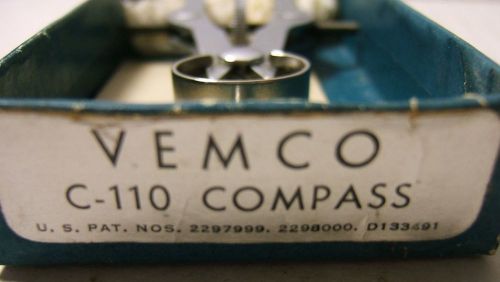 MACHINIST TOOL, VEMCO COMPASS, #C-110, OB, EXCELLENT