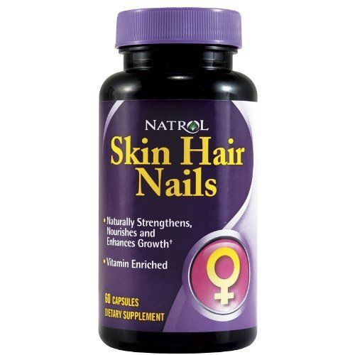 Natrol Hair Skin and Nails Strengthen Tablet - 60 per pack -- 3 packs per case.
