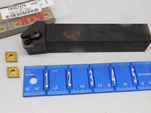 ZENIT 1&#034; INDEXABLE TOOL HOLDER  WITH (10) CNMG-431-PM CARBIDE INSERTS