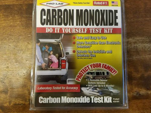 New Prolab Carbon Monoxide Detector Do-it-yourself test kit ..Safe and Easy