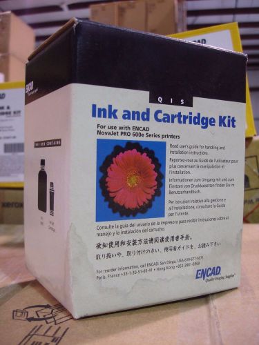 Encad 210258-1 cyan GS ink &amp; catridge kit for Novajet Pro600e, 630 &amp; 700 series