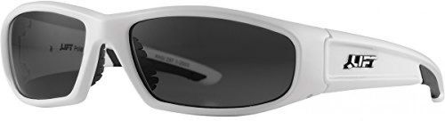 LIFT Safety Switch Safety Glasses (White Frame/Dark Smoke Lens)