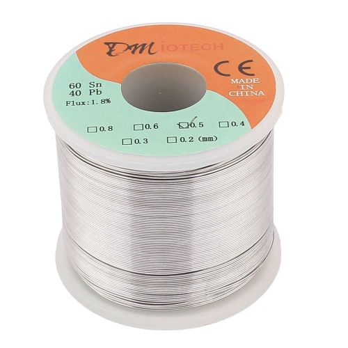 DMiotech 0.5mm 400G 60/40 Rosin Core Tin Lead Roll Soldering Solder Wire