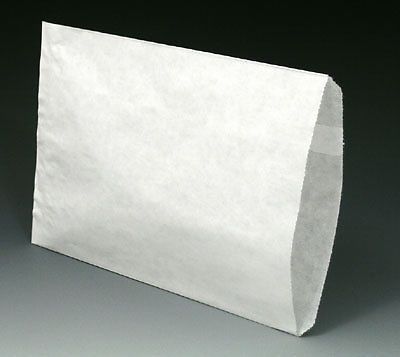 17&#034; x 21&#034; 35 lb. White Merchandise Paper Bag (500 Bags)