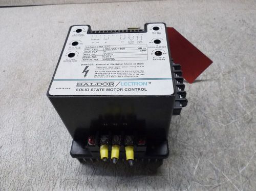 Baldor/lectron g70 solid state motor control 208/230/460 v (used) for sale