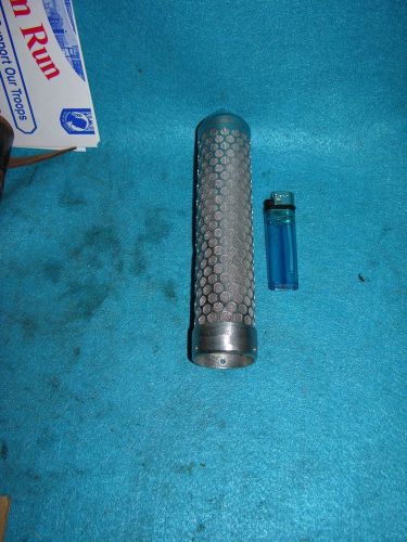STAINLESS STEEL FILTER 1/12&#034; i.d. 8 INCHES LONG