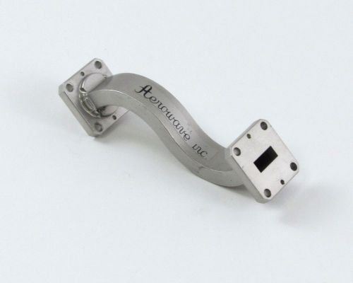 Aerowave 42-1800S Waveguide S-Shaped / Offset Bend - WR-42, 18-26.5 GHz