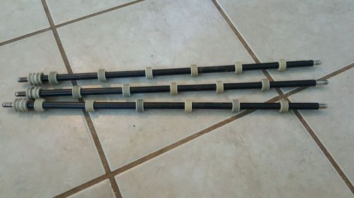 SHUTTLEWORTH SS Stainlees steel conveyer roller holder pin rod bar part 1/4&#034;x20