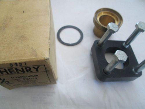 Henry Flanged Union P30-J P30J NEW IN BOX