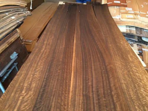 WOOD  EUCALIPTUS FUMED    Veneer 108X9,8,7,9, ,total  6  pcs RAW VENEER . N1315.