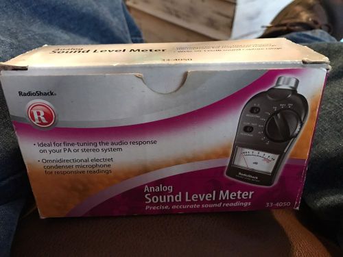 Radio Shack Analog Sound Level Meter, 33-4050