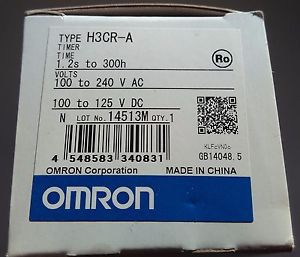New Original Omron H3CR-A Timer 1.2s to 300h 100-240VAC;100-125VDC EU Seller
