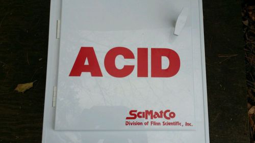 SciMatCo Polypropylene Acid Safety Cabinet