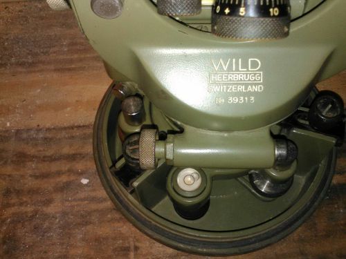 theodolite wild heerbrugg switzerland no 39313