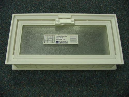 PITTSBURGH CORNING CORP. Glass Block Hopper Vent, 16 x 8-In.