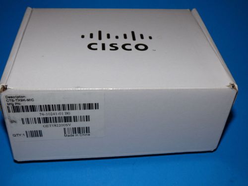 New Cisco CTS-TX9K-MIC Telepresence Microphone / Sealed Bag