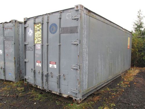 8&#039; x 8&#039;6&#034; x 20&#039; Insulated Commercial Shipping Container - EXC!